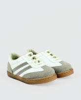 Tenis Combinado Rayas Beige