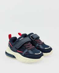 Tenis Velcro Luces Azul Navy Zippy