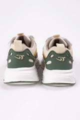 Tenis Combinado Velcro Nova Verde detalle