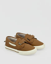 Tenis Elegantes Café Con Velcro