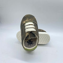 Tenis Lona Dinosaurio Verde suela