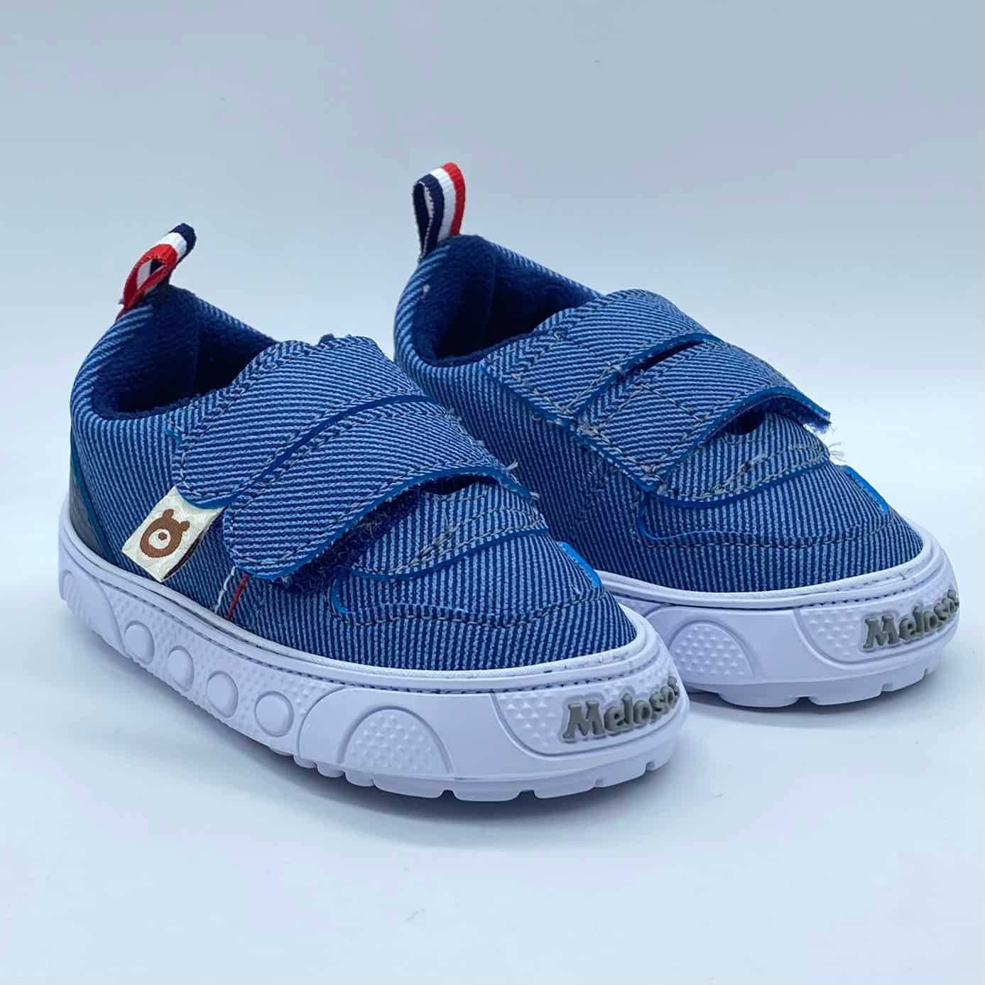 Tenis Velcro Color Denim Melosos