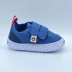 Tenis Velcro Color Denim Melosos detalle
