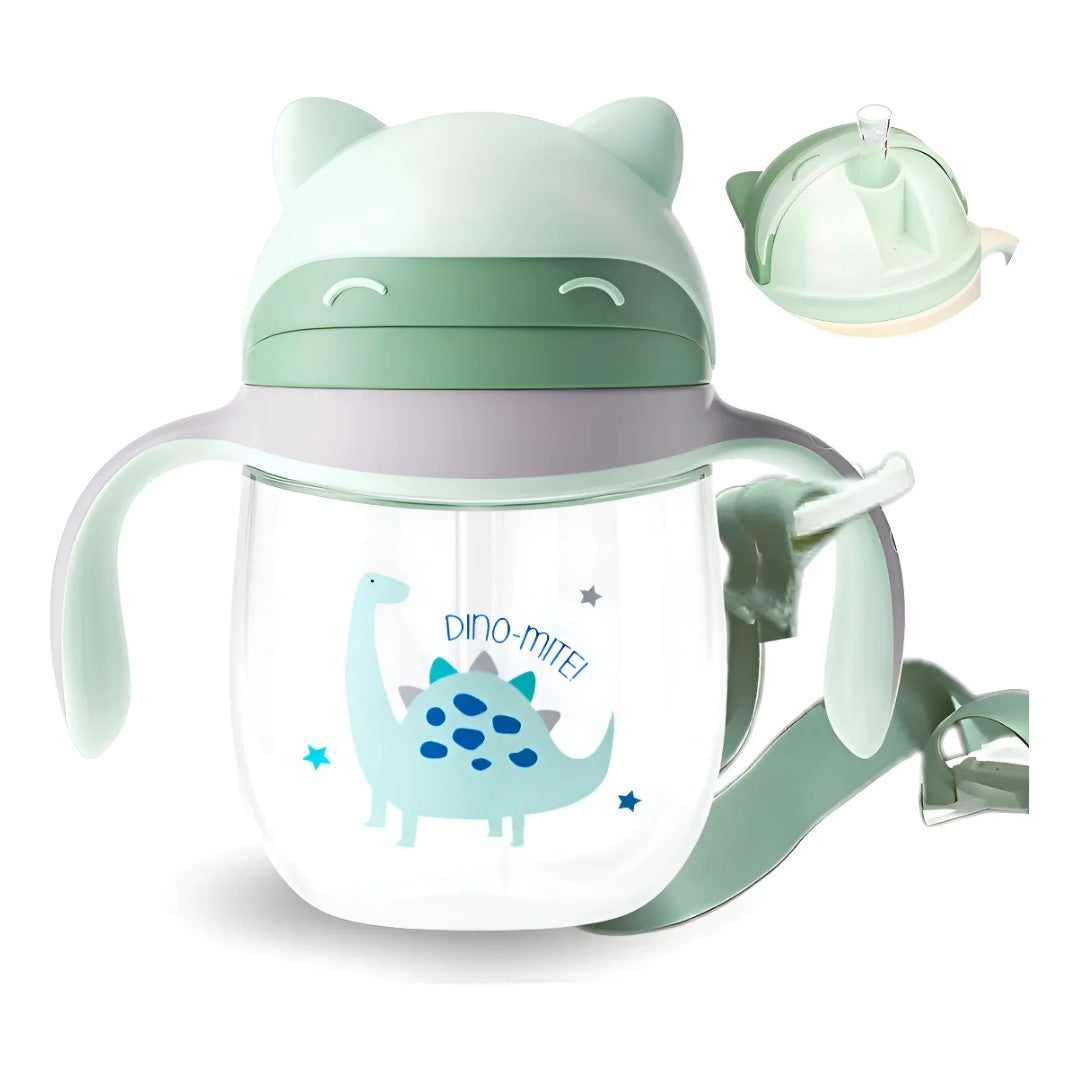 Termo Con Asas Dinosaurio 10oz