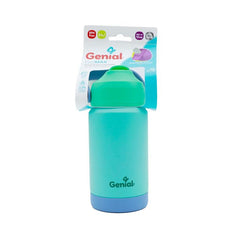 Termo en Acero Inoxidable Con Pitillo Cool azul