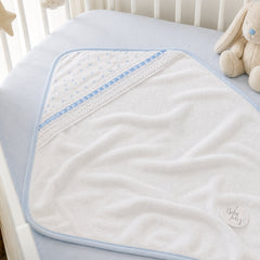 Toalla Con Capota Bordado Azul