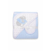 Toalla Con Capota y Babitas Surtido Azul