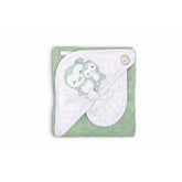 Toalla Con Capota y Babitas Surtido Verde