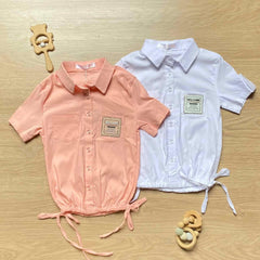 Camisa Detalle Resorte Color Surtido