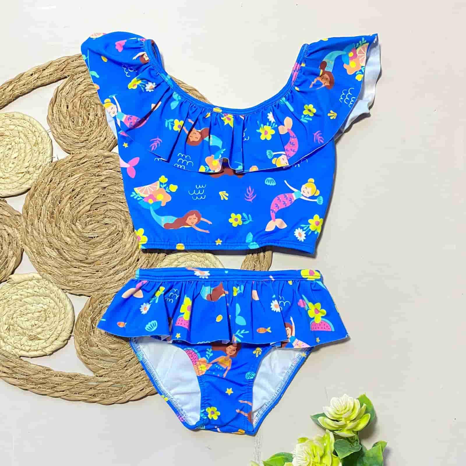 Vestido de Baño 2 Piezas Sirena azul