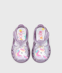 Sandalias Tobby Multi Glitter Unicornio Malva Igor Diseño