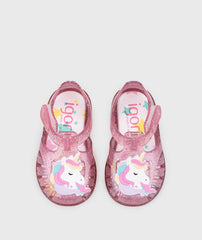 Sandalias Tobby Multi Glitter Unicornio Fucsia Igor Diseño