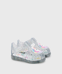 Sandalias Tobby Multi Glitter Unicornio Transparente Igor
