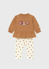 Conjunto Saco Bordado Caracoles Mayoral