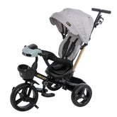 Triciclo Paseador Giratorio Gris Ebaby