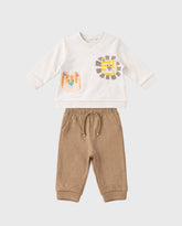 Conjunto Saco Pantalón León Beige