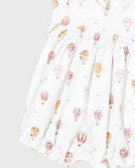 Pelele Estampado Globlos Blanco Mayoral detalle