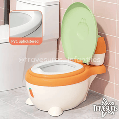 Vasenilla Tipo Inodoro Zanahoria Verde