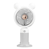 Ventilador Recargable Con Orejas De Oso