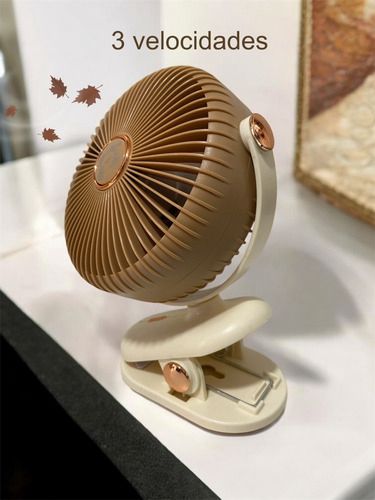 Ventilador Mini Portaril 360° velocidades