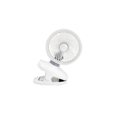 Ventilador Portátil Sencillo Con Clip blanco