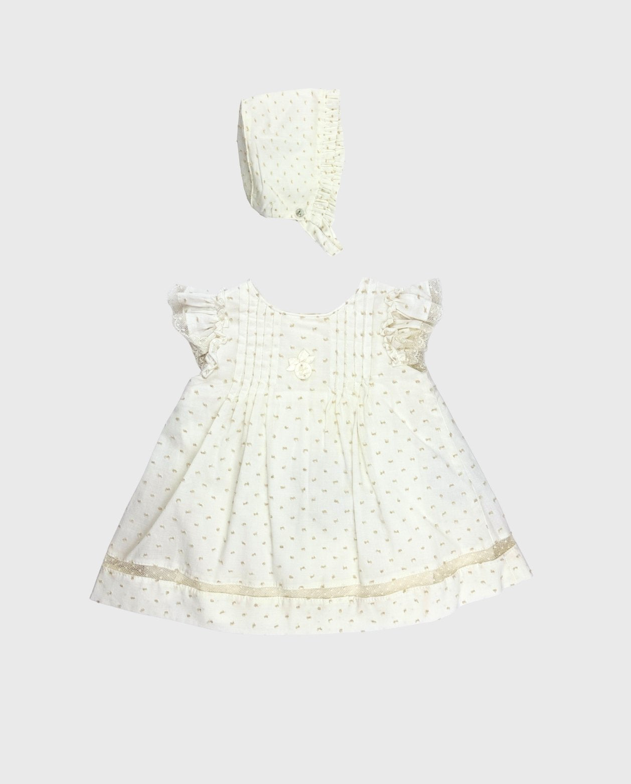 Vestido Con Gorro Blanco Martín Aranda