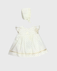 Vestido Con Gorro Blanco Martín Aranda