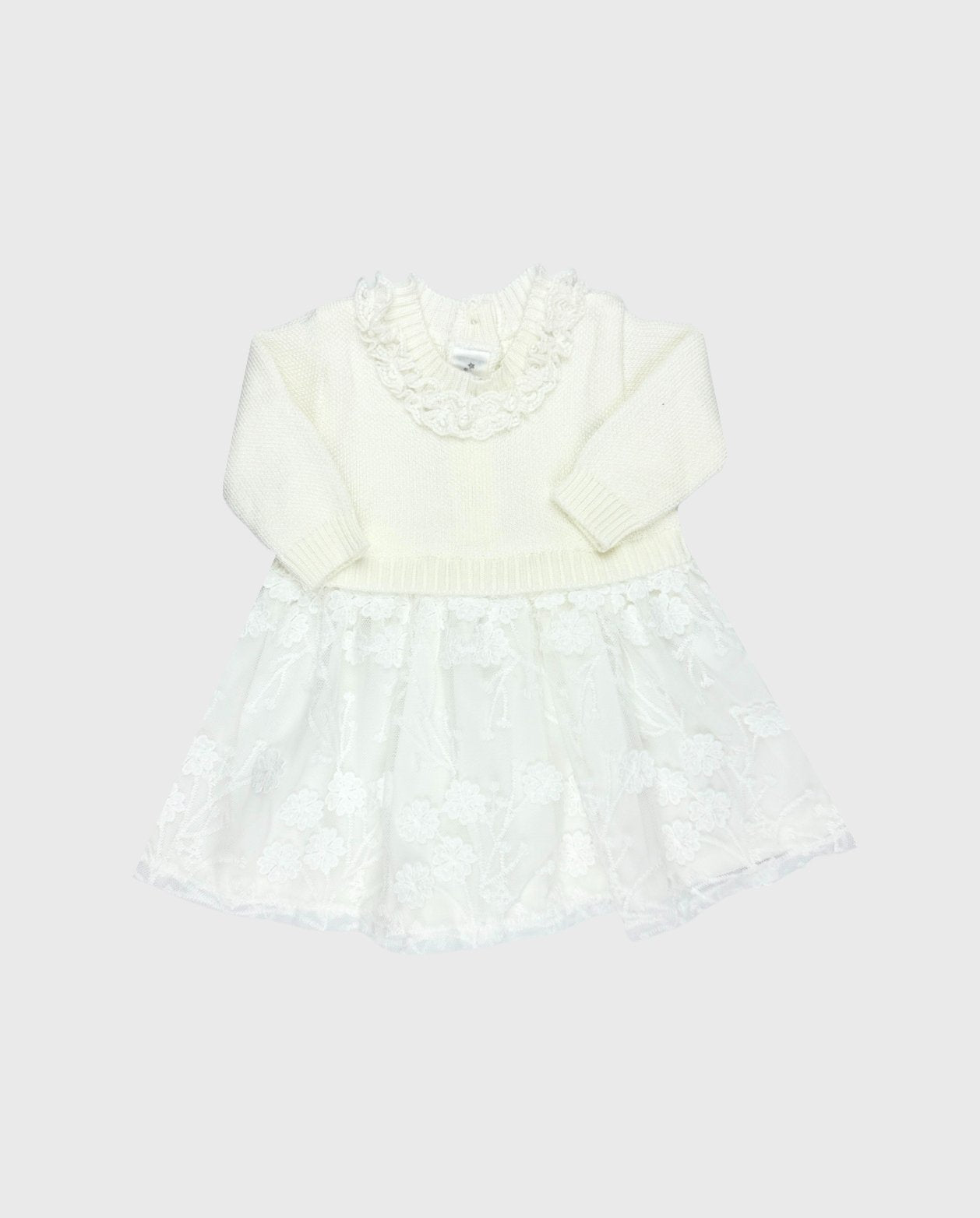 Vestido Con Medias Combinado Tul