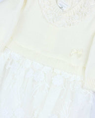 Vestido Con Medias Combinado Tul Detalles