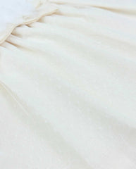 Vestido Con Velo Detalle Brillo Beige Detalles