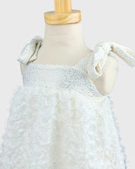 Vestido Plumita Lazo Detalle