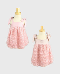 Vestido Plumita Lazo Pink