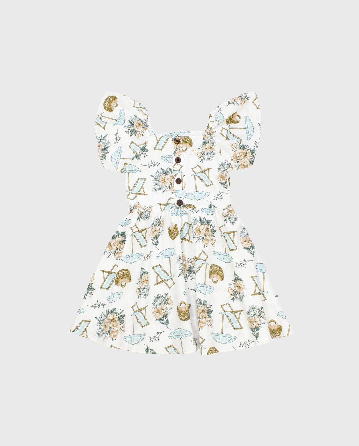 Vestido Botones Estampado Nilña Milon