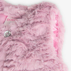 Vestido Con Chaleco Corazones Boboli detalle