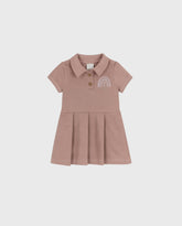 Vestido Cuello Prenses Arcoiris rosa