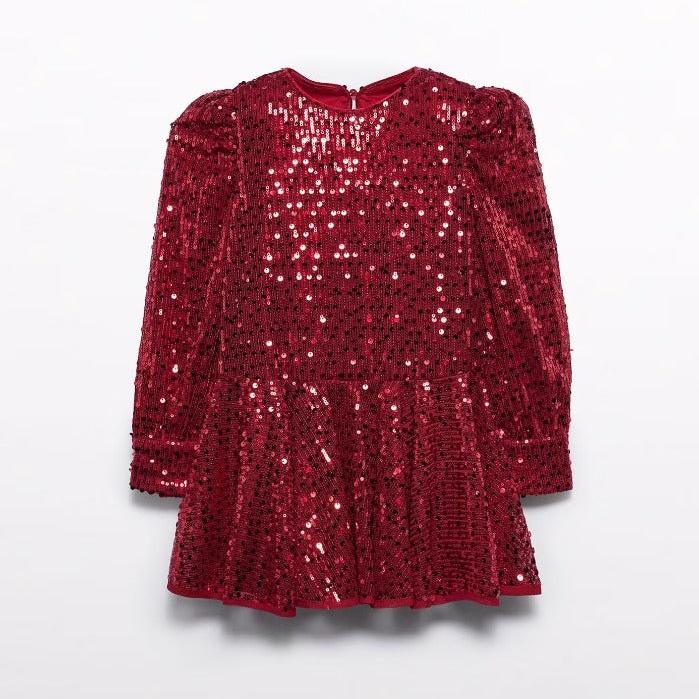Vestido Lentejuelas Rojo Abel & Lula
