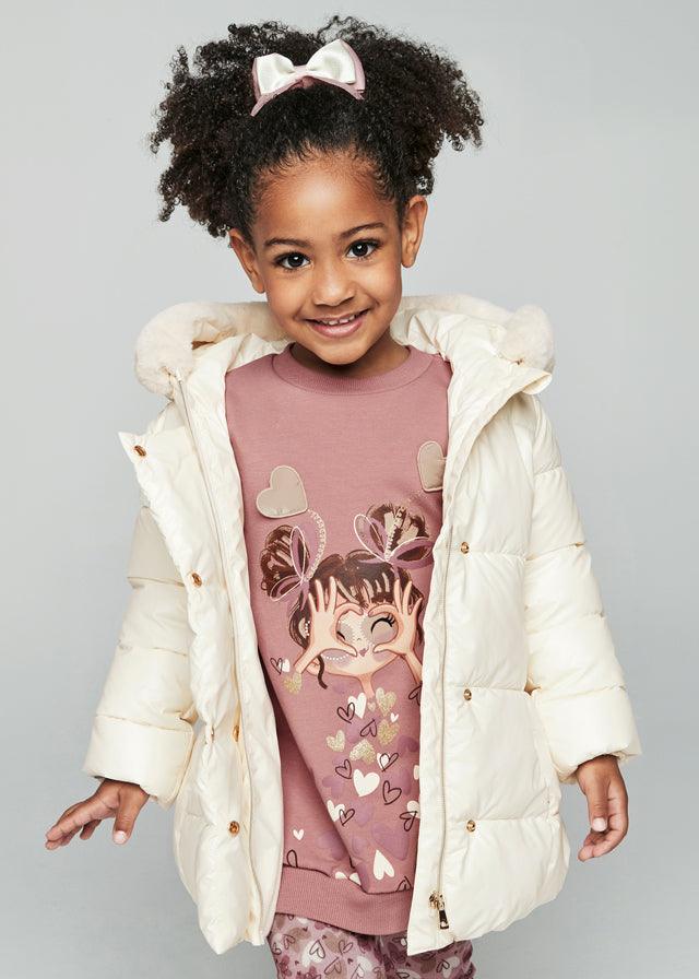 Vestido Manga Larga Muñca Rosa Mayoral niña