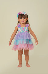 Vestido Marino Perlas Lila diseño