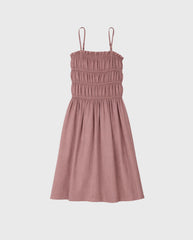 Vestido Resortado Frambuesa diseño