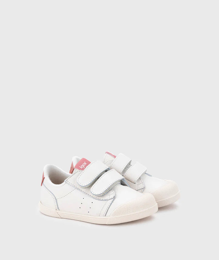 Tenis Velcro Rosa Igor