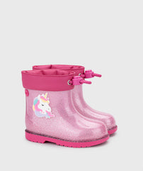 Botas Bimbi Unicornio Glitter Fucsia Igor