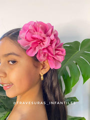 Pinzas Puntos Brillo Fucsia detalle