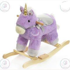 Balancín Montable Unicornio Lila Mimi Rock
