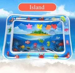 Tapete De Agua Azul Estampado Surtido