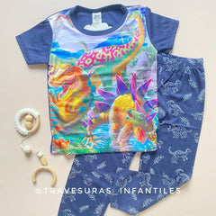 Pijama Pantalón Dinos Colores Surtidos