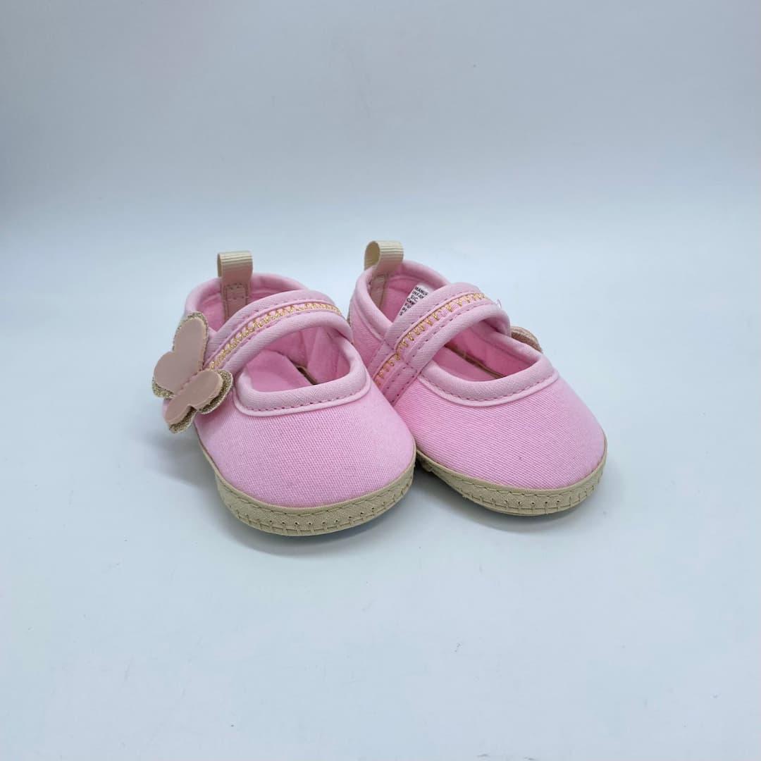 Baletas Sin Suela Detalle Mariposa Melosos Rosa