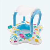 Flotador Inflable Con Techo Peces