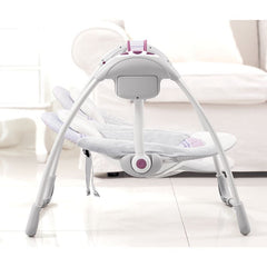 Columpio Eléctrico Deluxe Portátil Elefante Lila movilidad