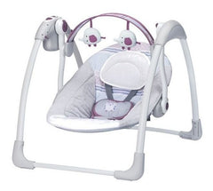 Columpio Eléctrico Deluxe Portátil Elefante Lila