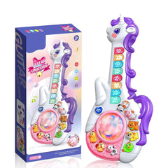 Juguete Guitarra Unicornio Musical empaque